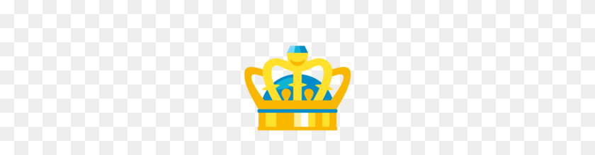 160x160 Crown Emoji On Emojione - Crown Emoji PNG