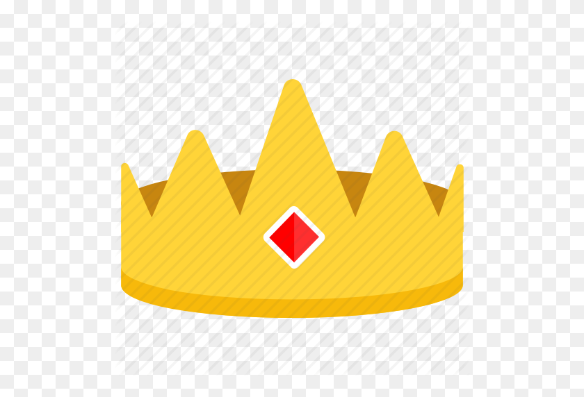 512x512 Crown, Gold Crown, Golden Crown, Prince Crown, Royal Crown Icon - Gold Crown PNG