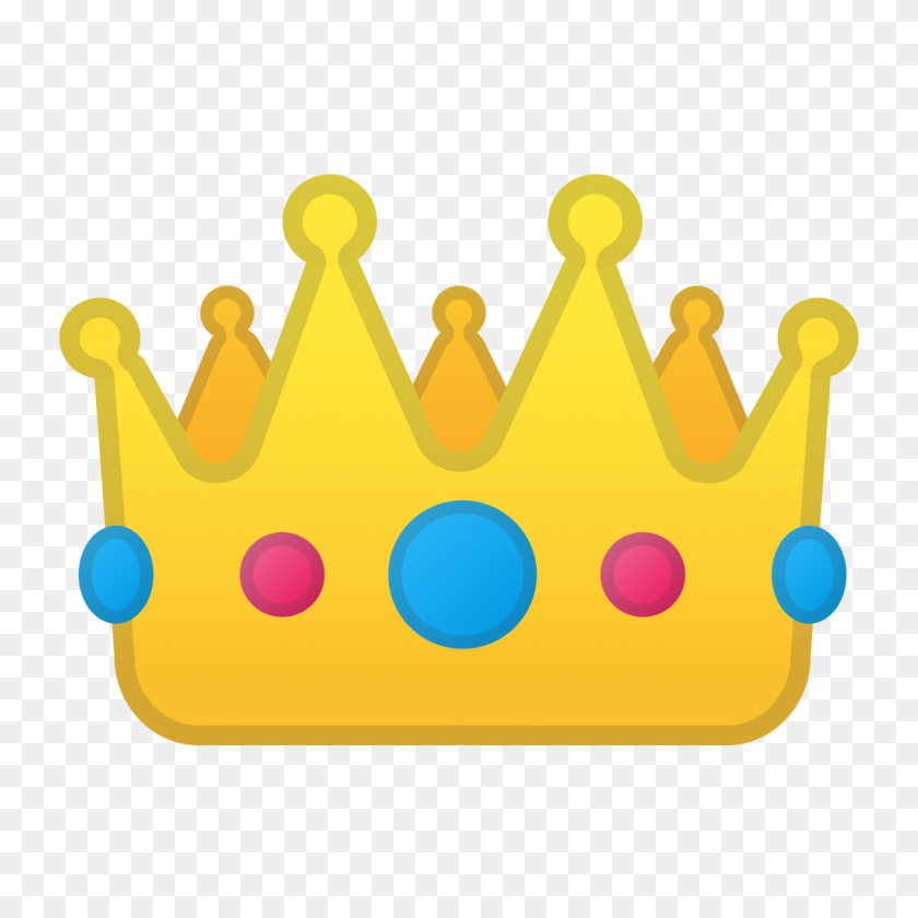 1024x1024 Значок Корона Ното Смайлики Одежда Набор Иконок Объектов Google - Значок Корона Png