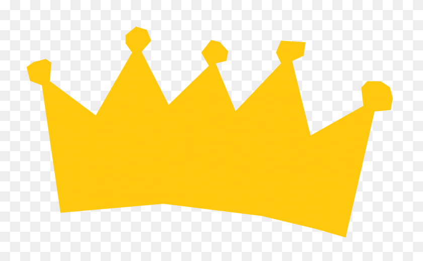 1276x750 Crown King Black And White - Simple Crown Clipart