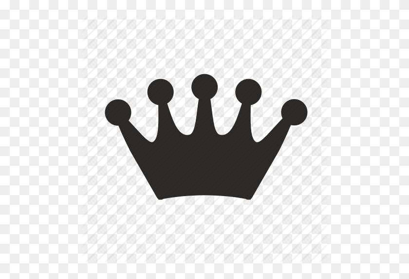 512x512 Корона, Король, Квенн, Маленькая Иконка - Корона Png Черный