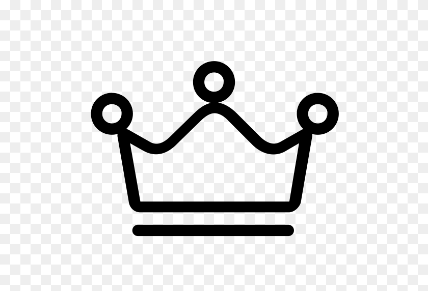 512x512 Crown, Luxury, Prince Icon With Png And Vector Format For Free - Prince Clipart Black And White