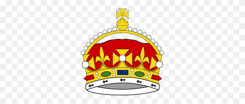 285x299 Corona De George Príncipe De Gales Clipart - Príncipe Clipart