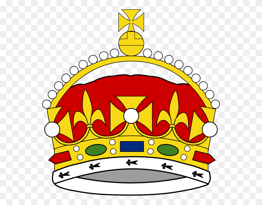 570x599 Корона Джорджа Принца Уэльского Картинки - Ободок Клипарт