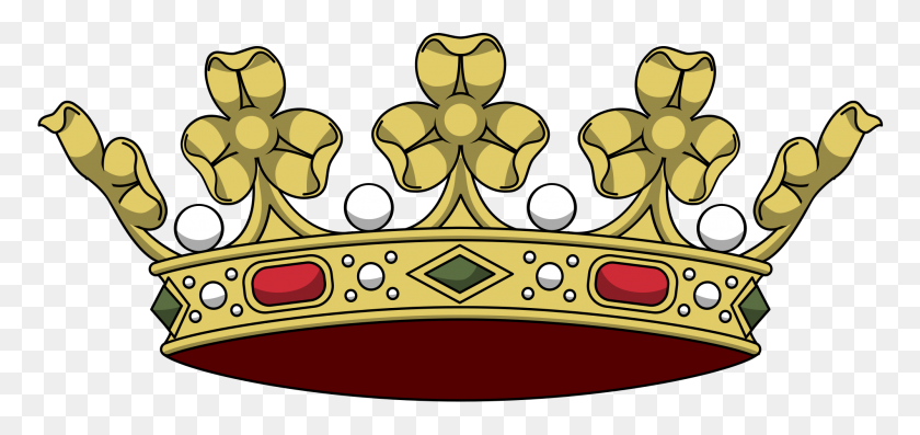 2000x866 Crown Of Italian Prince - Prince Crown PNG