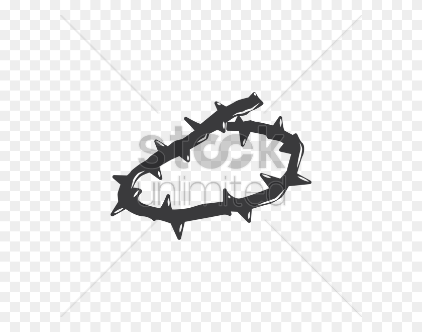 600x600 Crown Of Thorns Vector Image - Crown Of Thorns PNG