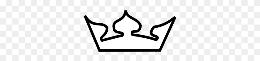 300x139 Crown Png Images, Icon, Cliparts - Black Crown PNG