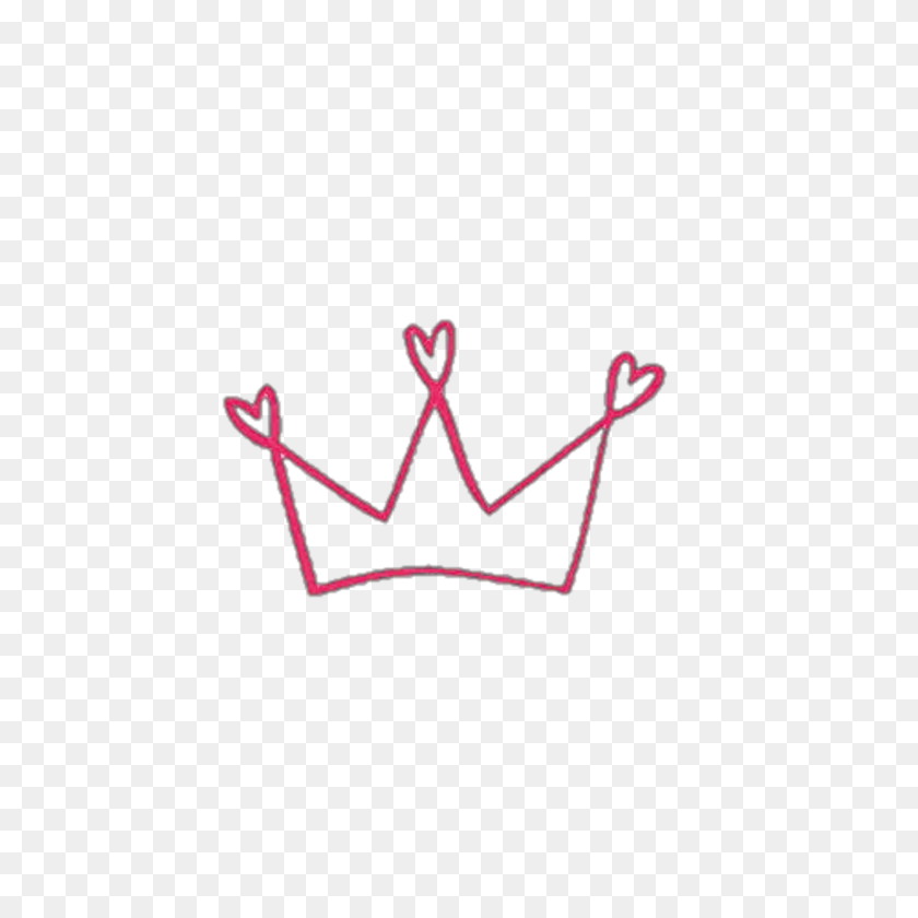 2289x2289 Crown Tumblr Hearts Love Aesthetic - Tumblr Crown PNG