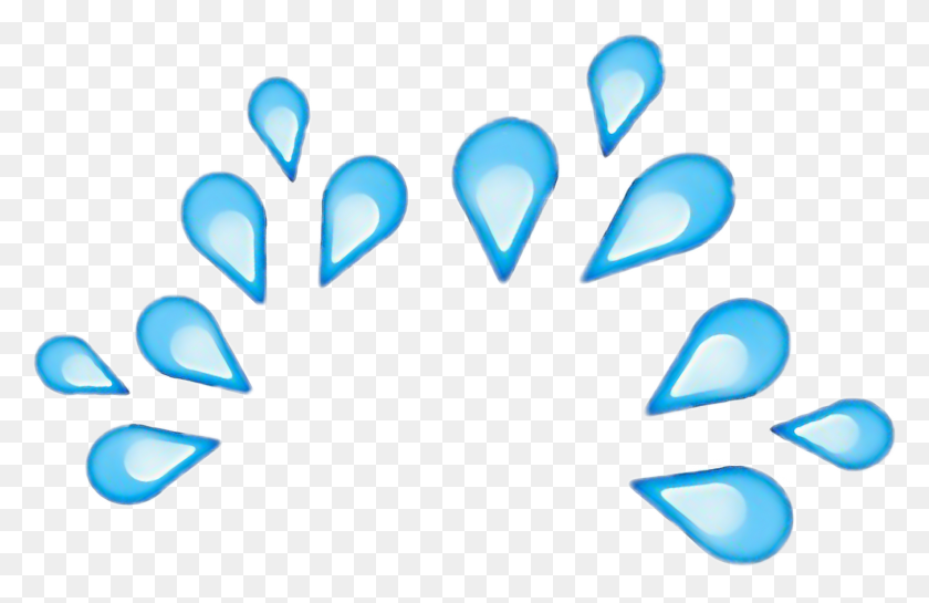 1997x1242 Crown Wet Emoji Flowercrown Water Emojis Hype Hyped Hyp - Wet Emoji PNG
