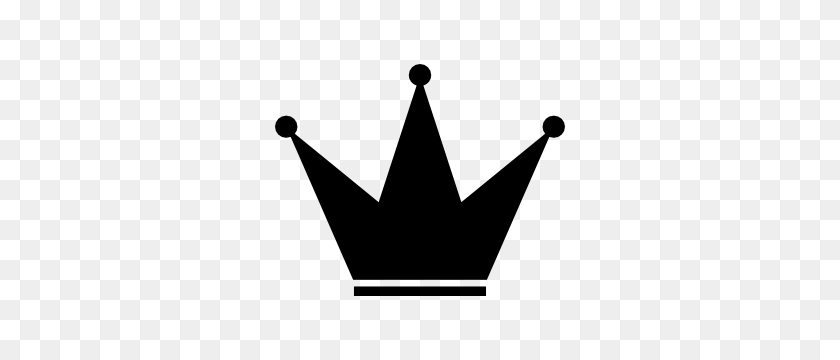 300x300 Crown With Three Spikes Sticker - Spikes PNG