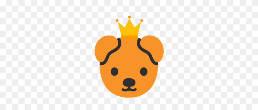 250x300 Crowndog - Корона Emoji Png