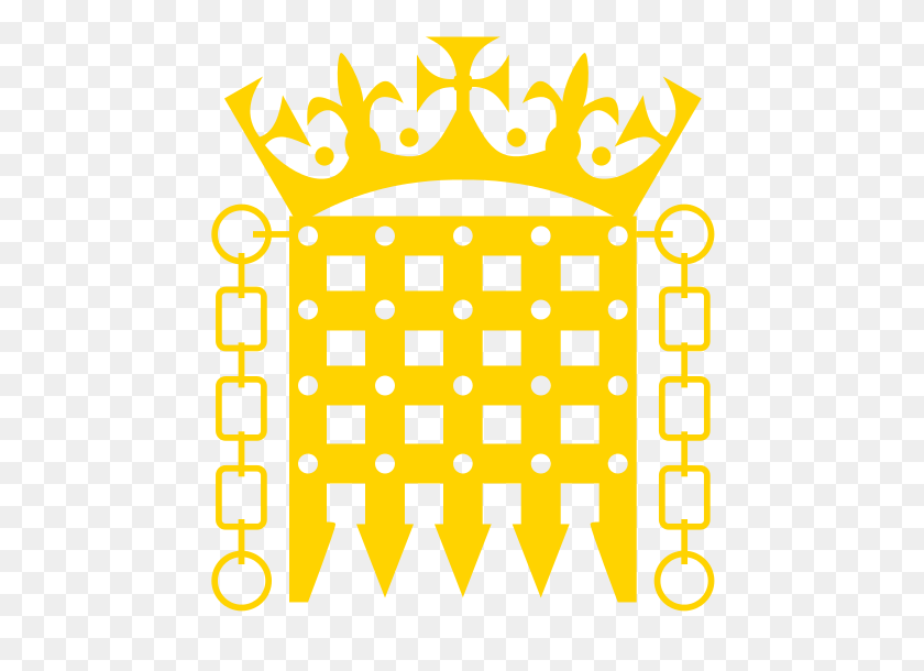 460x550 Crowned Portcullis Gold - Gold Pattern PNG