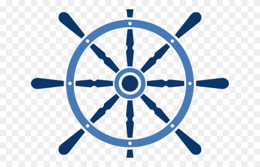 640x480 Cruise Clipart Ship Wheel Blue - Ship Wheel Clipart