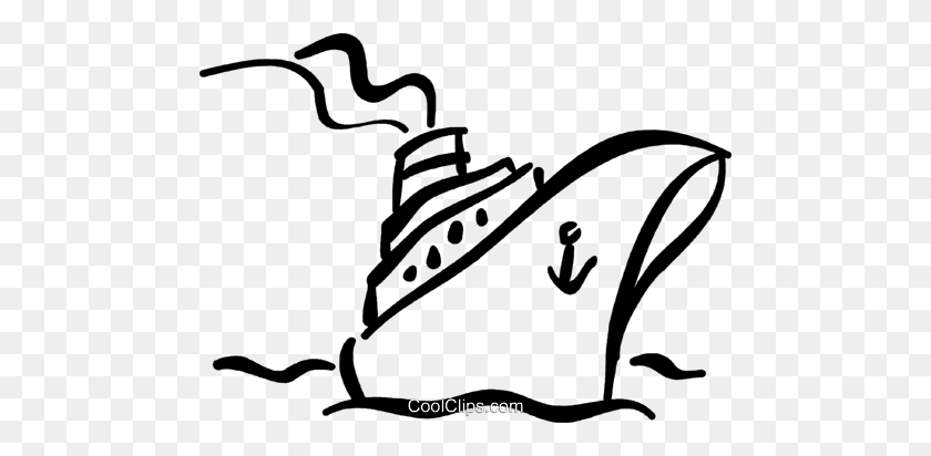 480x352 Cruise Ship Clip Art Black And White Dfiles - Sinking Boat Clipart