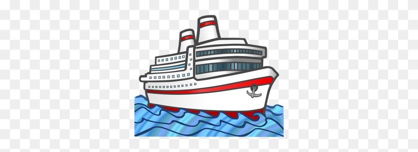 300x246 Cruise Ship Clipart Kapal - Disney Cruise Ship Clipart