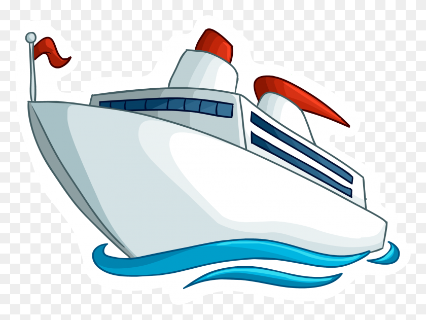 2142x1570 Cruise Ship Pin Club Penguin Wiki Fandom Powered - Cruise Ship Clip Art