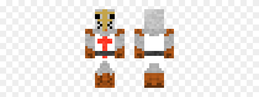 288x256 Crusader Minecraft Pieles - Casco Crusader Png