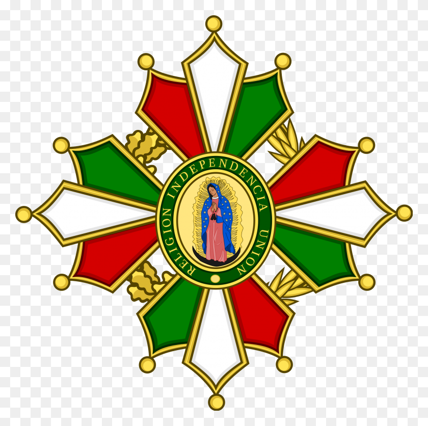2000x1990 Cruz De La Primera De La Orden De Nuestra De - Virgen De Guadalupe Png