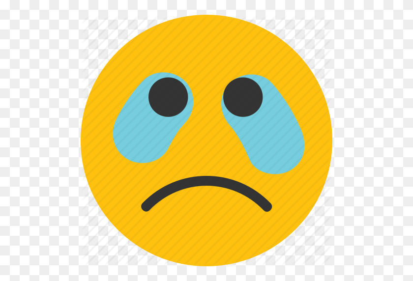 512x512 Плач, Плач Emoji, Плач, Emoji, Настроение, Печальный Значок - Плач Emoji Png