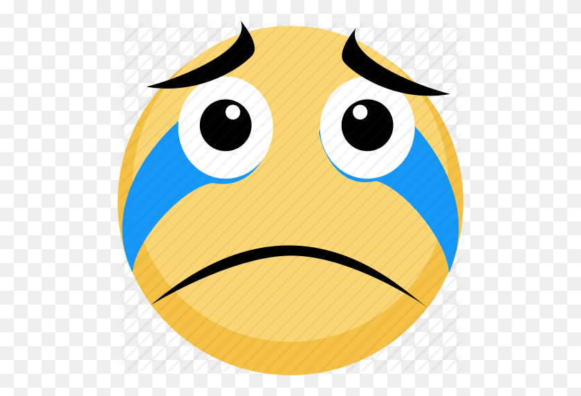 500x512 Cry, Emoji, Emotion, Facebook, Sad, Sadness Icon - Cry Emoji PNG