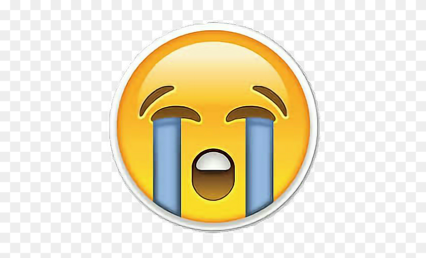 450x450 Crying Emoji Png - Cry Emoji PNG
