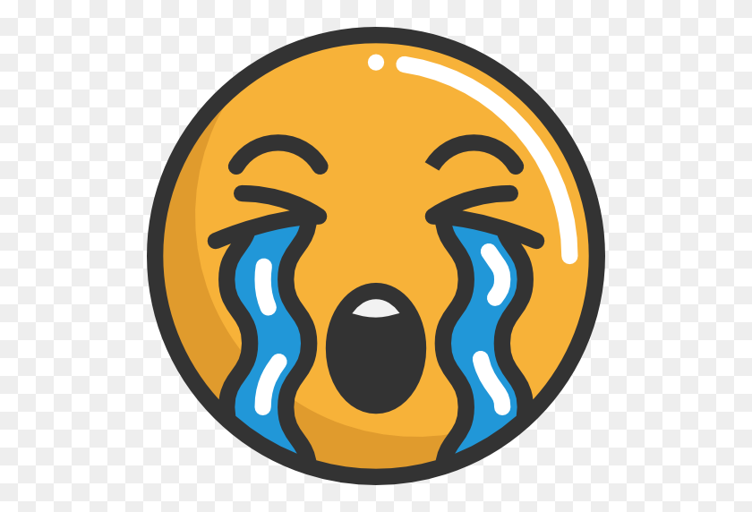512x512 Crying Emoji Png Download Image - Cry Emoji PNG