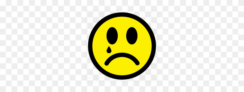 260x260 Crying Face Clipart - Sad Face Images Clip Art