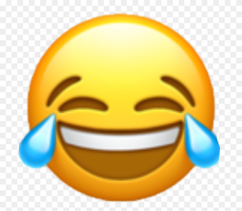713x672 El Llanto De La Risa Emoji Iphone - Laughing Emoji Clipart