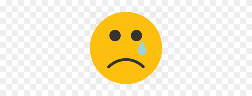 260x260 Crying Tears Of Joy Face Clipart - Crying Laughing Emoji PNG