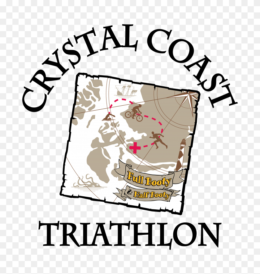 6353x6699 Crystal Coast Full And Half Booty Triathlon - Booty PNG
