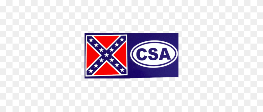 300x300 Csa Confederate Flag Sticker The Dixie Shop - Confederate Flag PNG