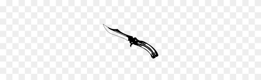 200x200 Csgo Butterfly Knife Png Png Image - Csgo Knife PNG