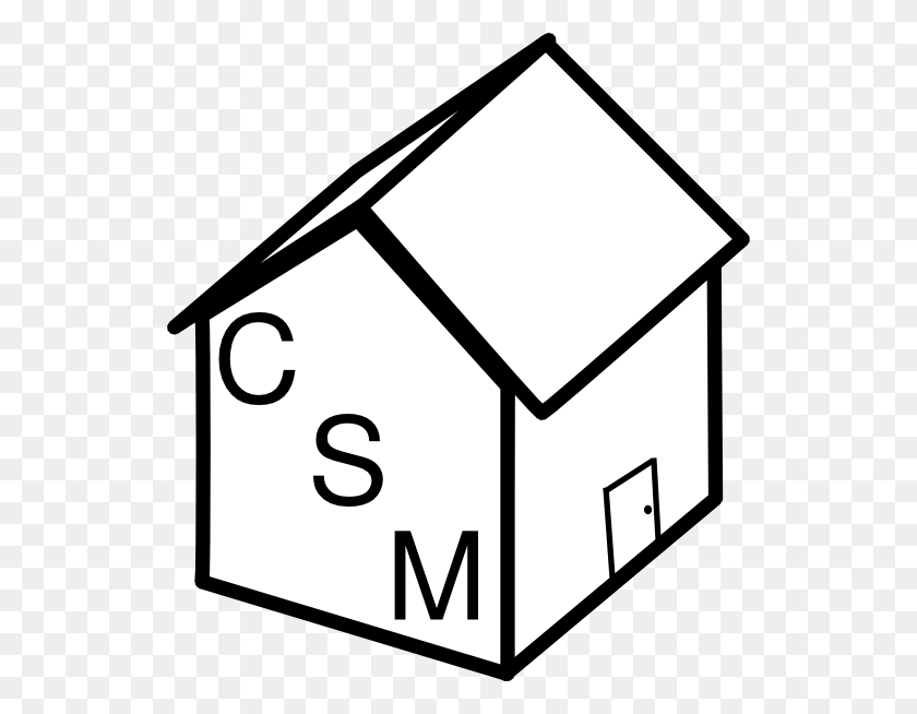 534x594 Csm House Without Chimney Clip Art - Chimney Clipart