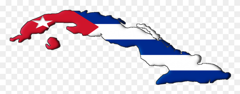 1035x360 Cuba Flag - Cuba Flag PNG