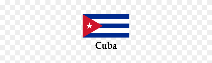 190x190 Cuba Flag And Name - Cuba Flag PNG