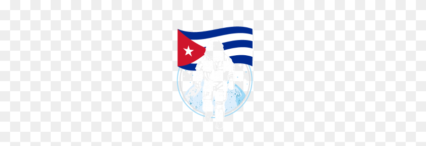 190x228 Cuba Bandera En El Espacio Astronauta Aterrizaje En La Luna - Bandera Cubana Png