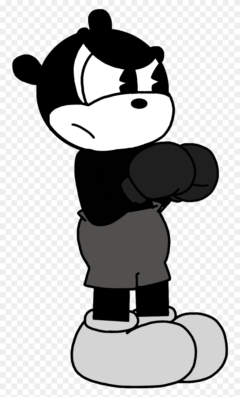 757x1327 Cubby Bear Doing Boxer - Boxer PNG