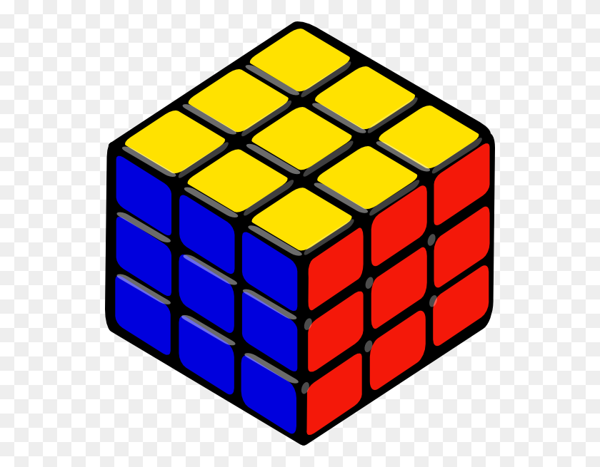546x595 Cube - Rubric Clipart