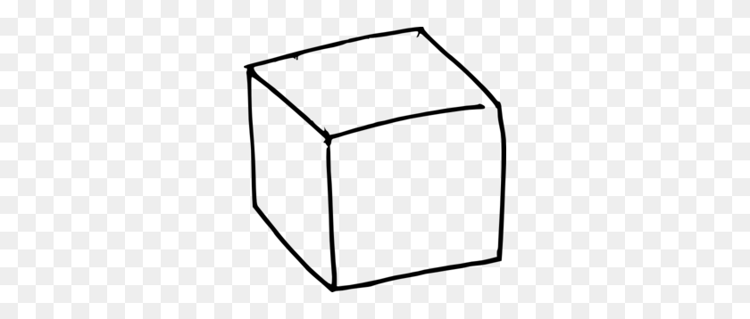 294x298 Куб Картинки - Белая Коробка Клипарт