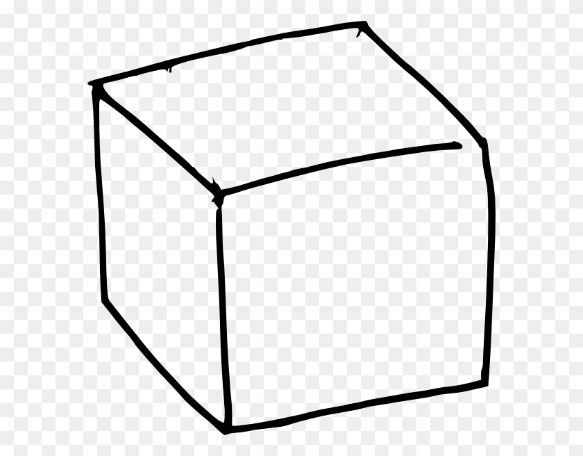 588x596 Cube Clipart Ice - Мешок Для Льда Клипарт