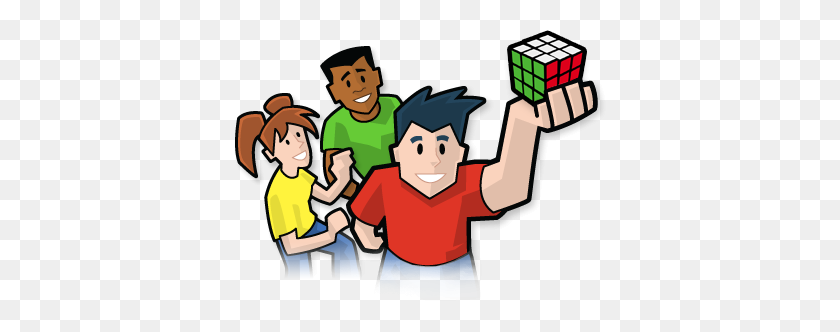 372x272 Cube Clipart Rubik's Cube - Rubix Cube Clipart