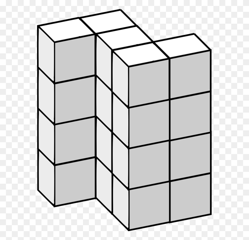 589x750 Cube Three Dimensional Space Symmetry Angle - Cube Clipart