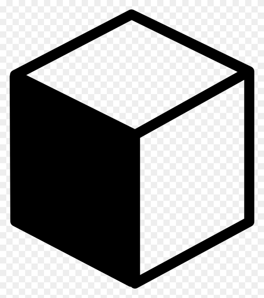 858x980 Cube Variant With Shadow Png Icon Free Download - Shadow PNG