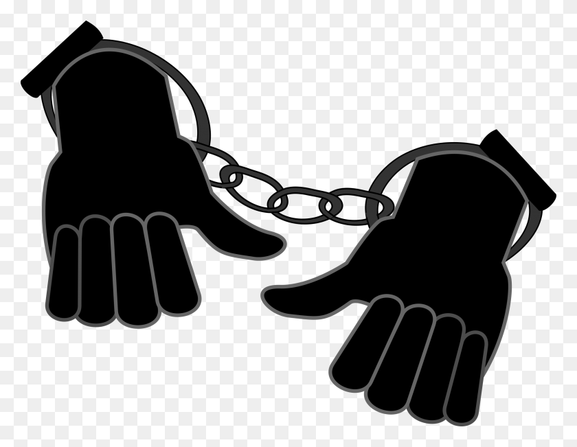 2400x1820 Cuffed Hands Png Transparent Cuffed Hands Images - Handcuffs PNG