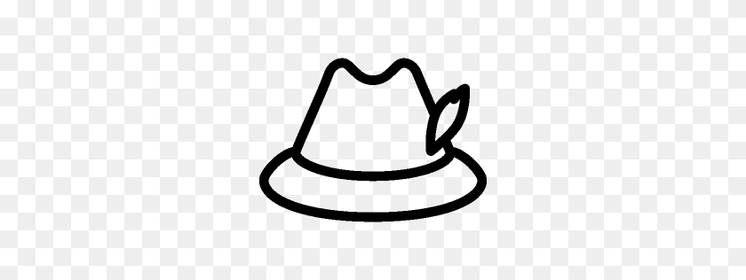 256x256 Культуры Немецкая Шляпа Значок Набор Иконок Для Ios - Сортировка Шляпа Клипарт