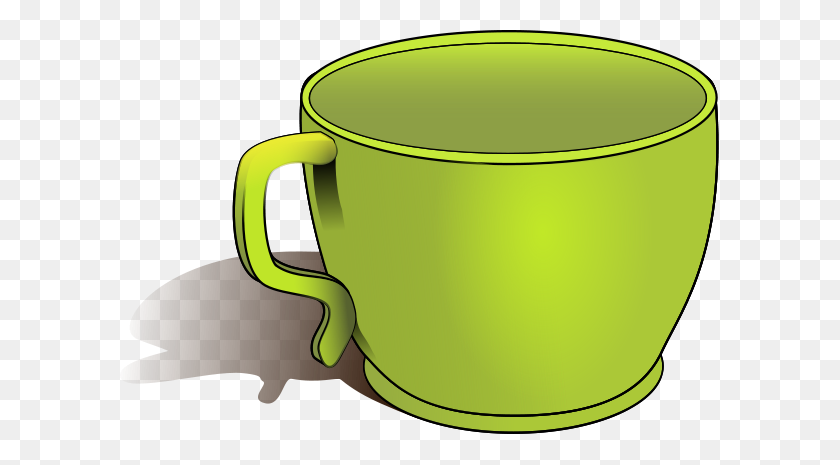 600x405 Cup Clipart Black And White - Glass Cup Clipart