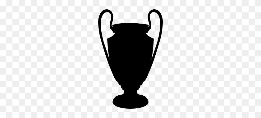 640x320 Cup Clipart Champions League - Coffee Cup Clipart Black And White