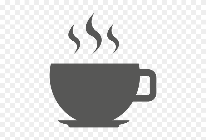 512x512 Cup Clipart Coffee Cafe Tea Coffee With Smoke Png - Smoke PNG Transparent