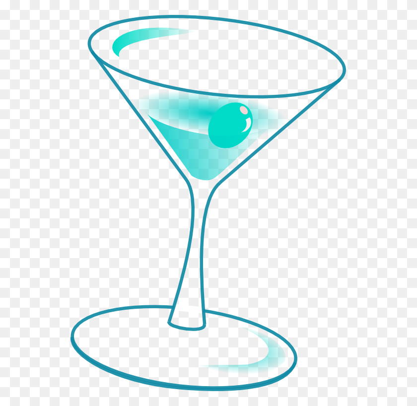 555x758 Cup Clipart Martini - Cocktail Glass Clipart