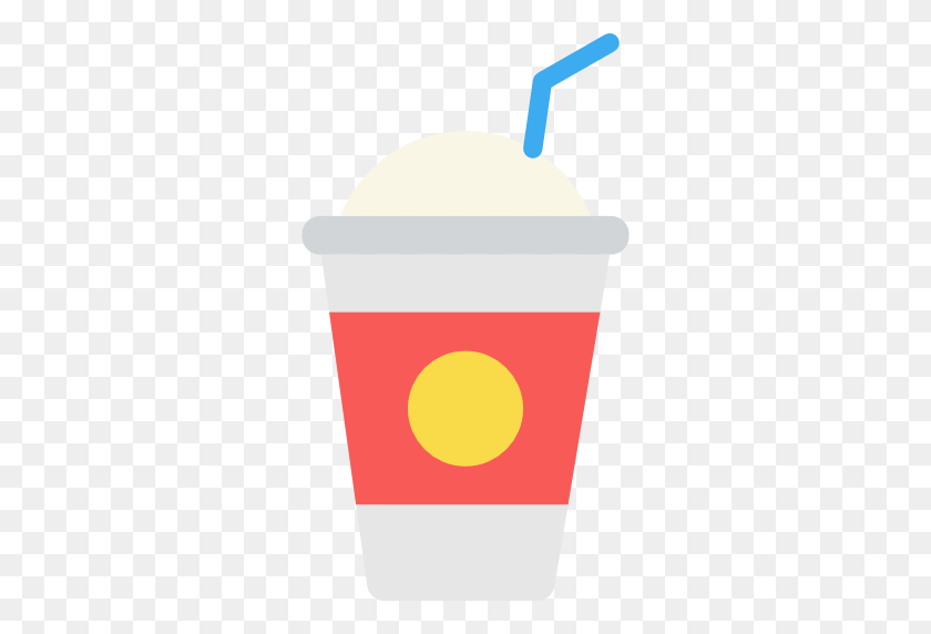 512x512 Cup, Drink, Food, Chocolate, Dessert, Milkshake, Straw, Food - Cup With Straw Clipart